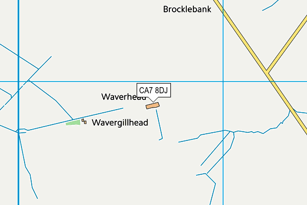 CA7 8DJ map - OS VectorMap District (Ordnance Survey)