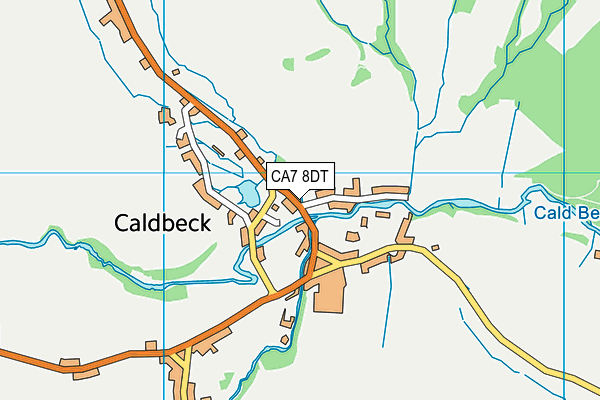 CA7 8DT map - OS VectorMap District (Ordnance Survey)