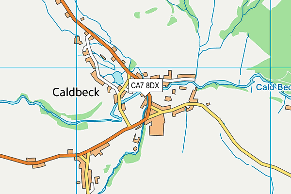 CA7 8DX map - OS VectorMap District (Ordnance Survey)