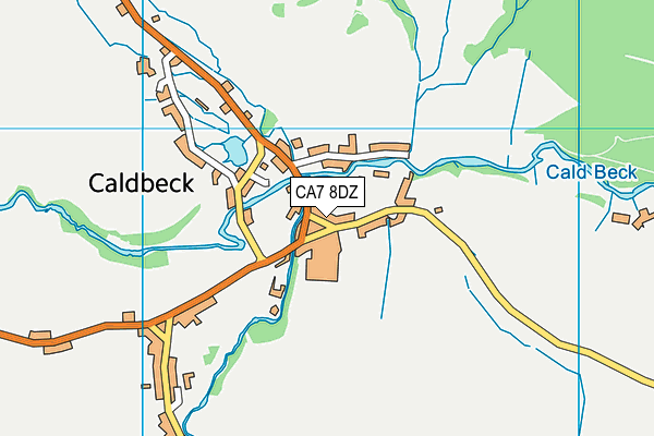 CA7 8DZ map - OS VectorMap District (Ordnance Survey)