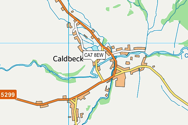 CA7 8EW map - OS VectorMap District (Ordnance Survey)