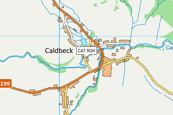 CA7 8GH map - OS VectorMap District (Ordnance Survey)