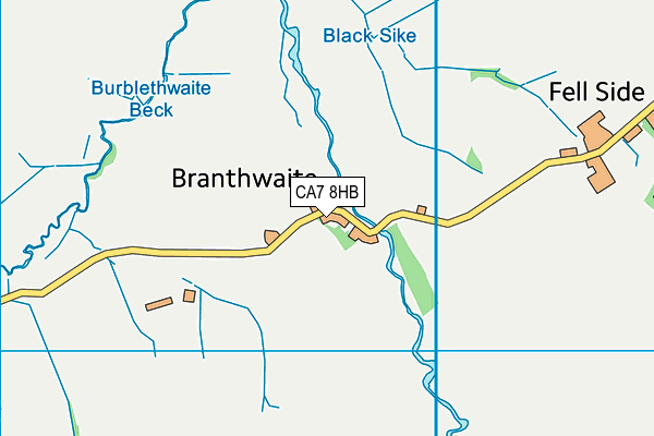 CA7 8HB map - OS VectorMap District (Ordnance Survey)