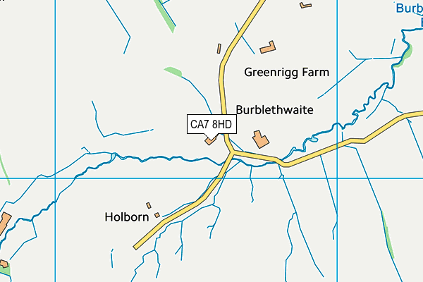 CA7 8HD map - OS VectorMap District (Ordnance Survey)