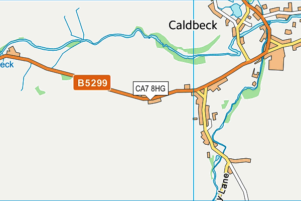 CA7 8HG map - OS VectorMap District (Ordnance Survey)