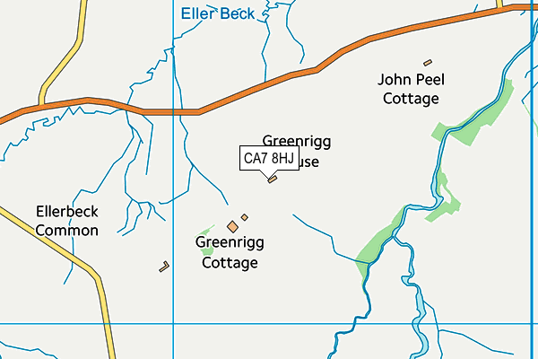 CA7 8HJ map - OS VectorMap District (Ordnance Survey)