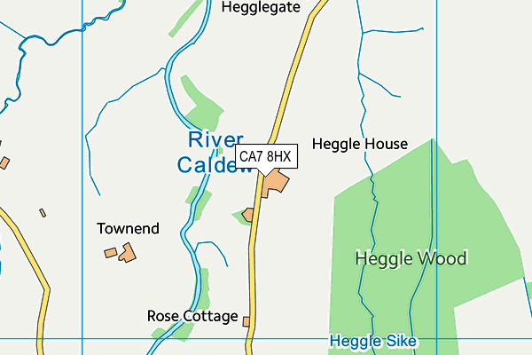 CA7 8HX map - OS VectorMap District (Ordnance Survey)