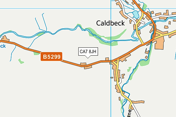 CA7 8JH map - OS VectorMap District (Ordnance Survey)