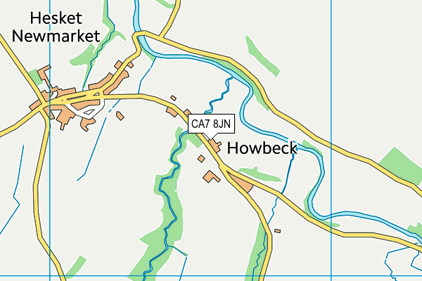 CA7 8JN map - OS VectorMap District (Ordnance Survey)