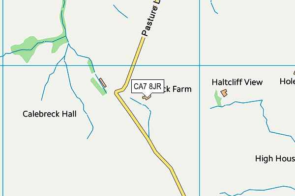 CA7 8JR map - OS VectorMap District (Ordnance Survey)