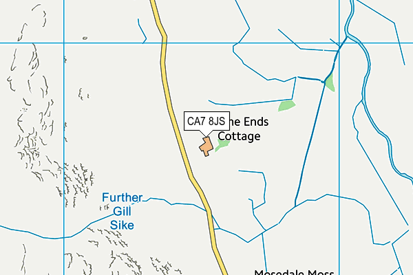 CA7 8JS map - OS VectorMap District (Ordnance Survey)