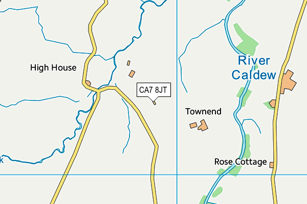 CA7 8JT map - OS VectorMap District (Ordnance Survey)