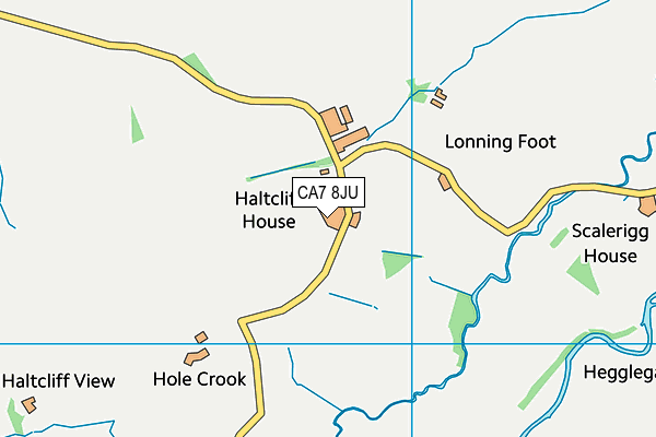 CA7 8JU map - OS VectorMap District (Ordnance Survey)