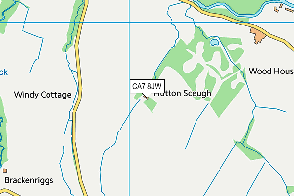 CA7 8JW map - OS VectorMap District (Ordnance Survey)