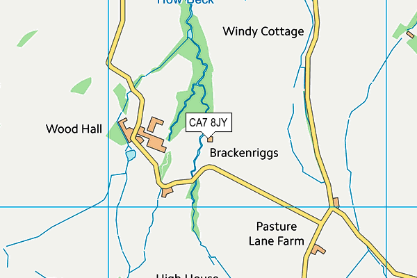 CA7 8JY map - OS VectorMap District (Ordnance Survey)