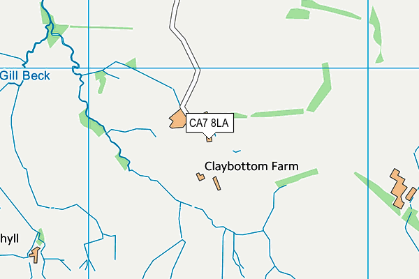 CA7 8LA map - OS VectorMap District (Ordnance Survey)