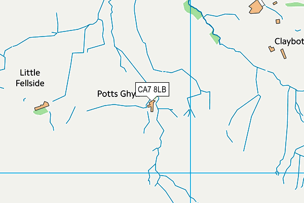 CA7 8LB map - OS VectorMap District (Ordnance Survey)