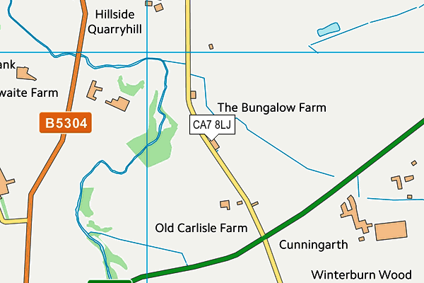 CA7 8LJ map - OS VectorMap District (Ordnance Survey)