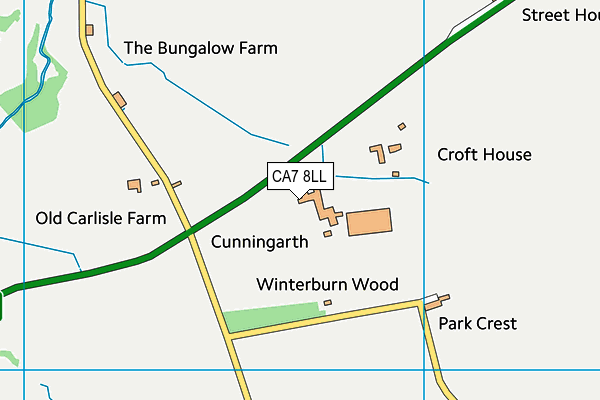 CA7 8LL map - OS VectorMap District (Ordnance Survey)