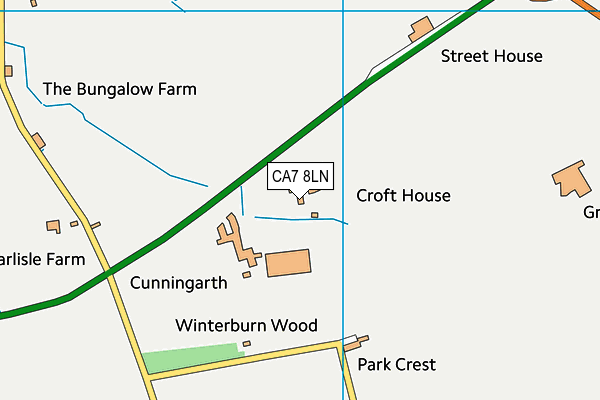 CA7 8LN map - OS VectorMap District (Ordnance Survey)