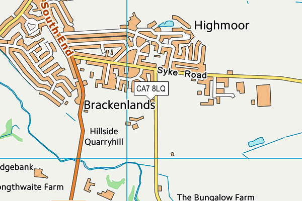 CA7 8LQ map - OS VectorMap District (Ordnance Survey)