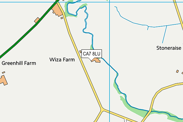 CA7 8LU map - OS VectorMap District (Ordnance Survey)