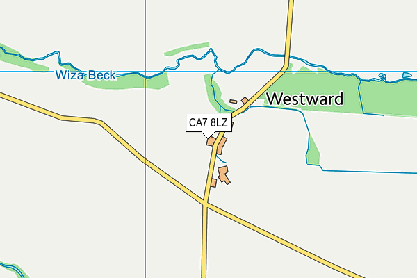 CA7 8LZ map - OS VectorMap District (Ordnance Survey)