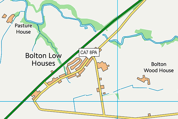 Boltons CofE School map (CA7 8PA) - OS VectorMap District (Ordnance Survey)