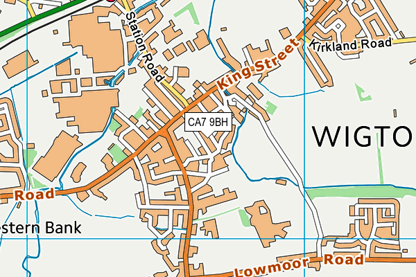 CA7 9BH map - OS VectorMap District (Ordnance Survey)