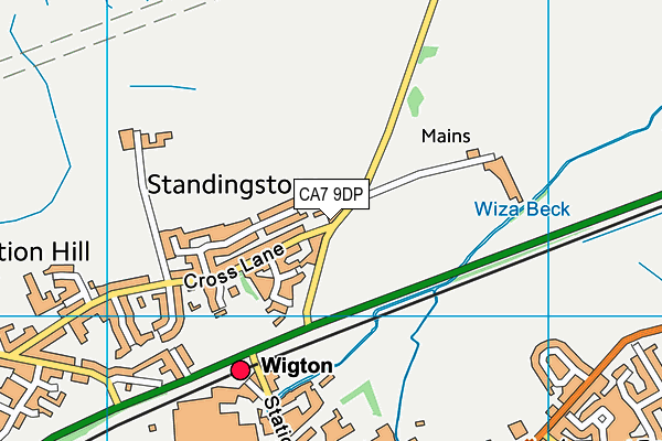 CA7 9DP map - OS VectorMap District (Ordnance Survey)