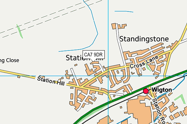 CA7 9DR map - OS VectorMap District (Ordnance Survey)