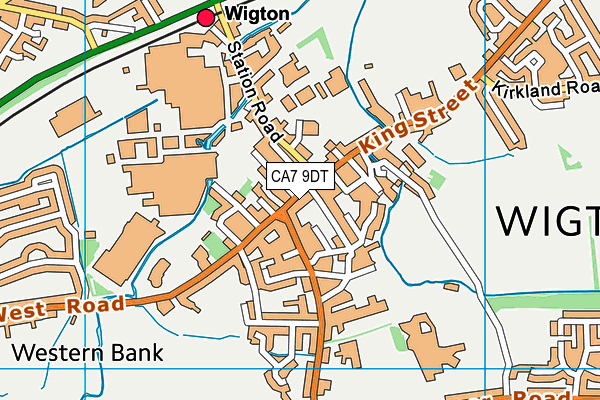 Map of GINA'S PLAICE (WIGTON) LTD at district scale