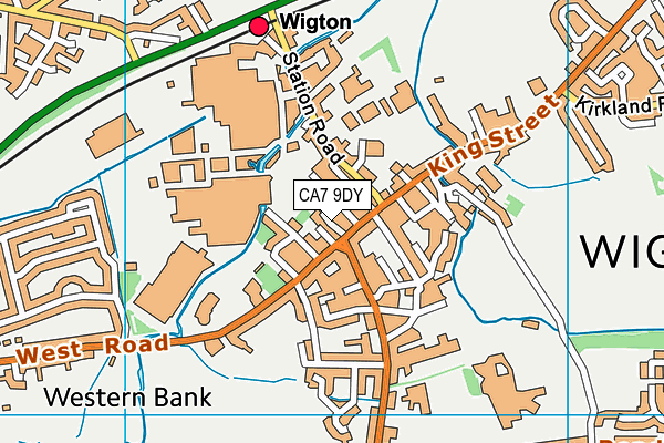 CA7 9DY map - OS VectorMap District (Ordnance Survey)