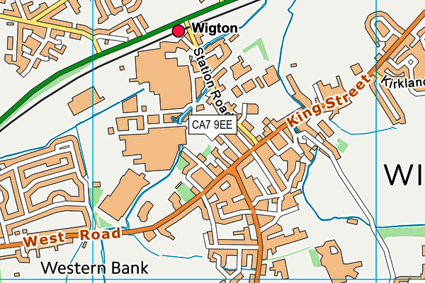 CA7 9EE map - OS VectorMap District (Ordnance Survey)