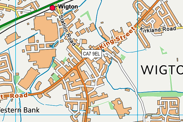 CA7 9EL map - OS VectorMap District (Ordnance Survey)