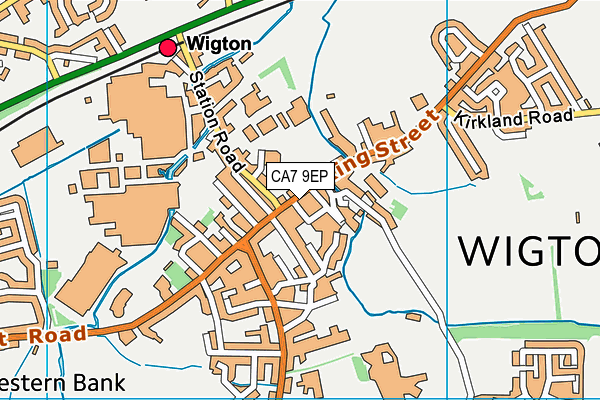 CA7 9EP map - OS VectorMap District (Ordnance Survey)