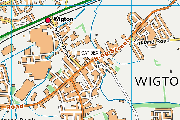 CA7 9EX map - OS VectorMap District (Ordnance Survey)