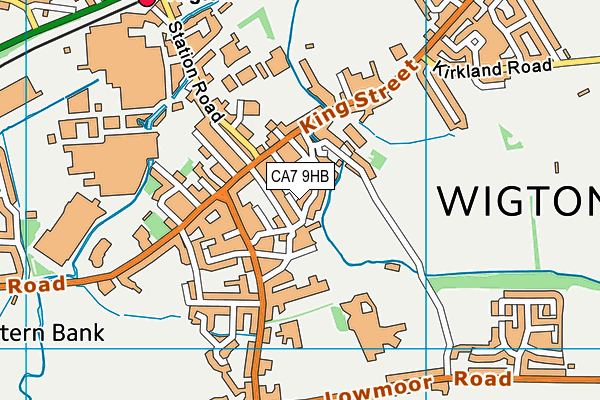 CA7 9HB map - OS VectorMap District (Ordnance Survey)