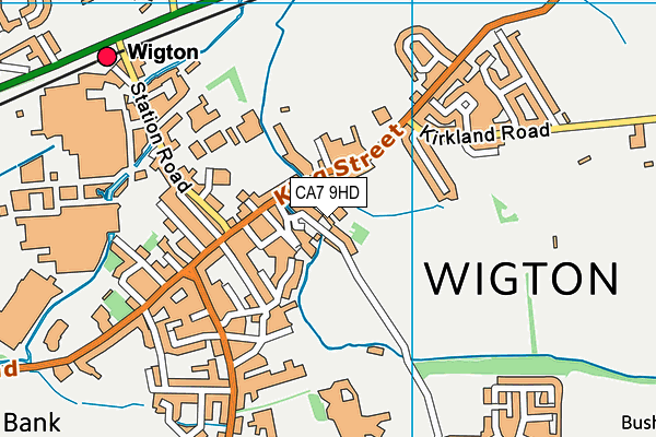 CA7 9HD map - OS VectorMap District (Ordnance Survey)