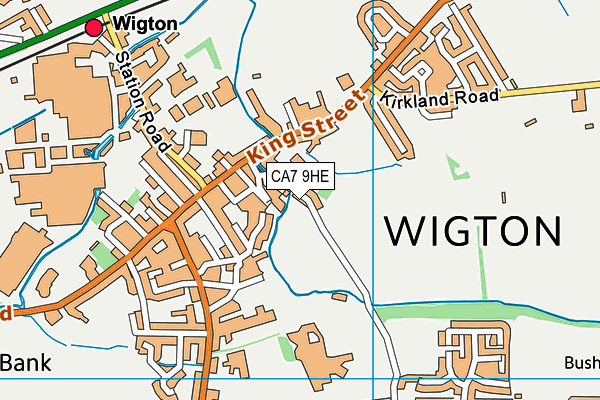 CA7 9HE map - OS VectorMap District (Ordnance Survey)