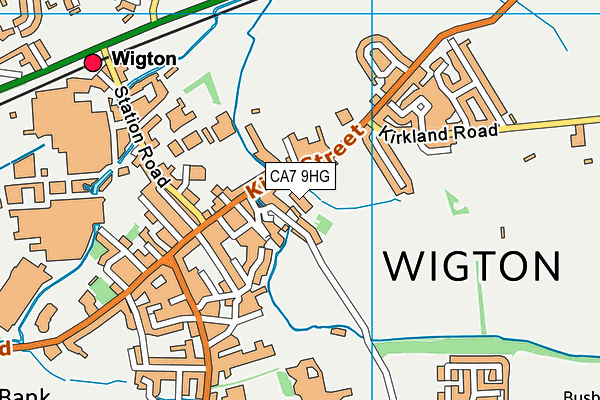 CA7 9HG map - OS VectorMap District (Ordnance Survey)