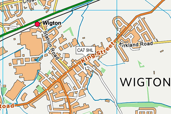 CA7 9HL map - OS VectorMap District (Ordnance Survey)