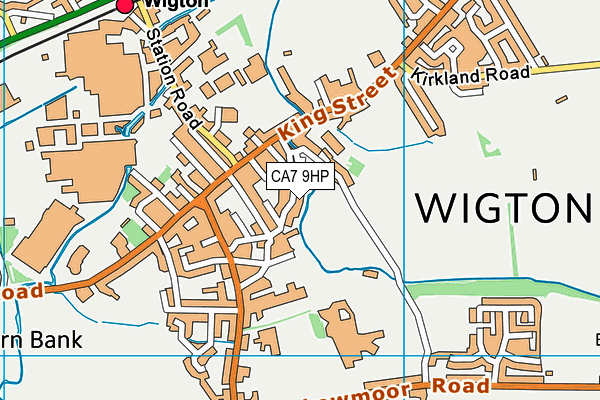 CA7 9HP map - OS VectorMap District (Ordnance Survey)