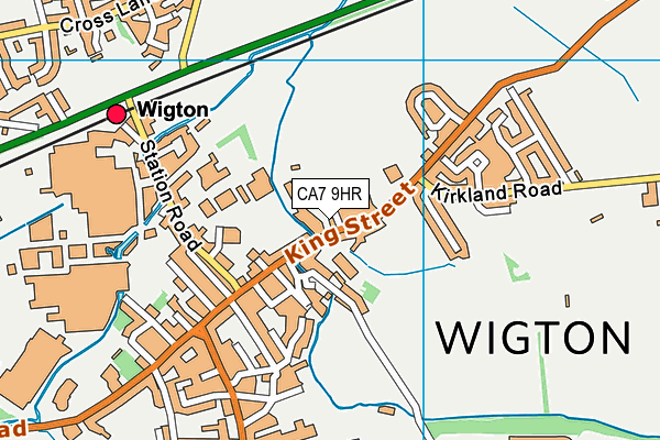 CA7 9HR map - OS VectorMap District (Ordnance Survey)