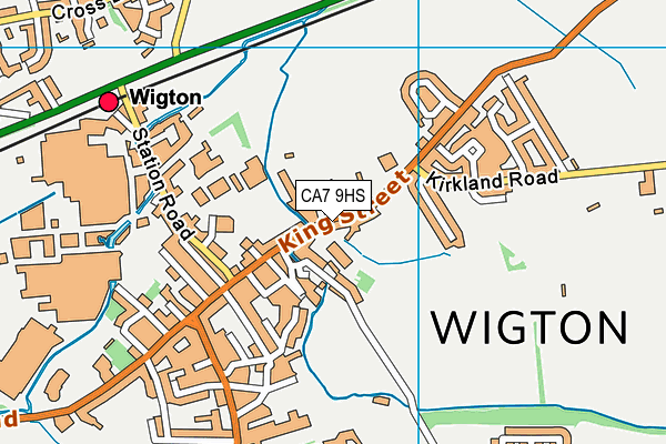 CA7 9HS map - OS VectorMap District (Ordnance Survey)