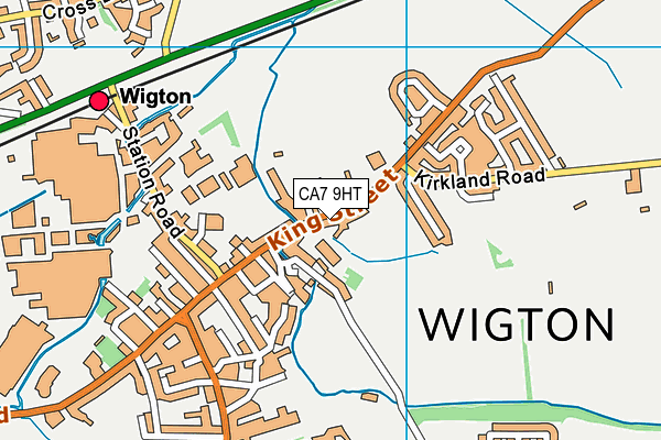 CA7 9HT map - OS VectorMap District (Ordnance Survey)