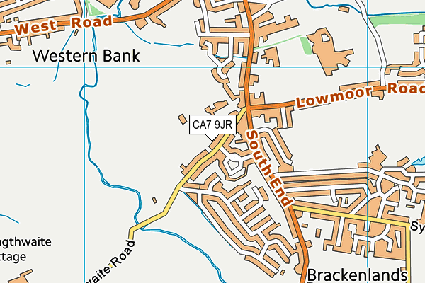 Wigton Infant School map (CA7 9JR) - OS VectorMap District (Ordnance Survey)
