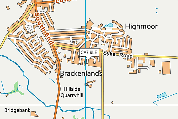 CA7 9LE map - OS VectorMap District (Ordnance Survey)