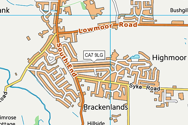 CA7 9LG map - OS VectorMap District (Ordnance Survey)