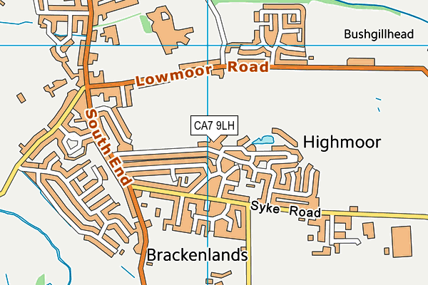 CA7 9LH map - OS VectorMap District (Ordnance Survey)